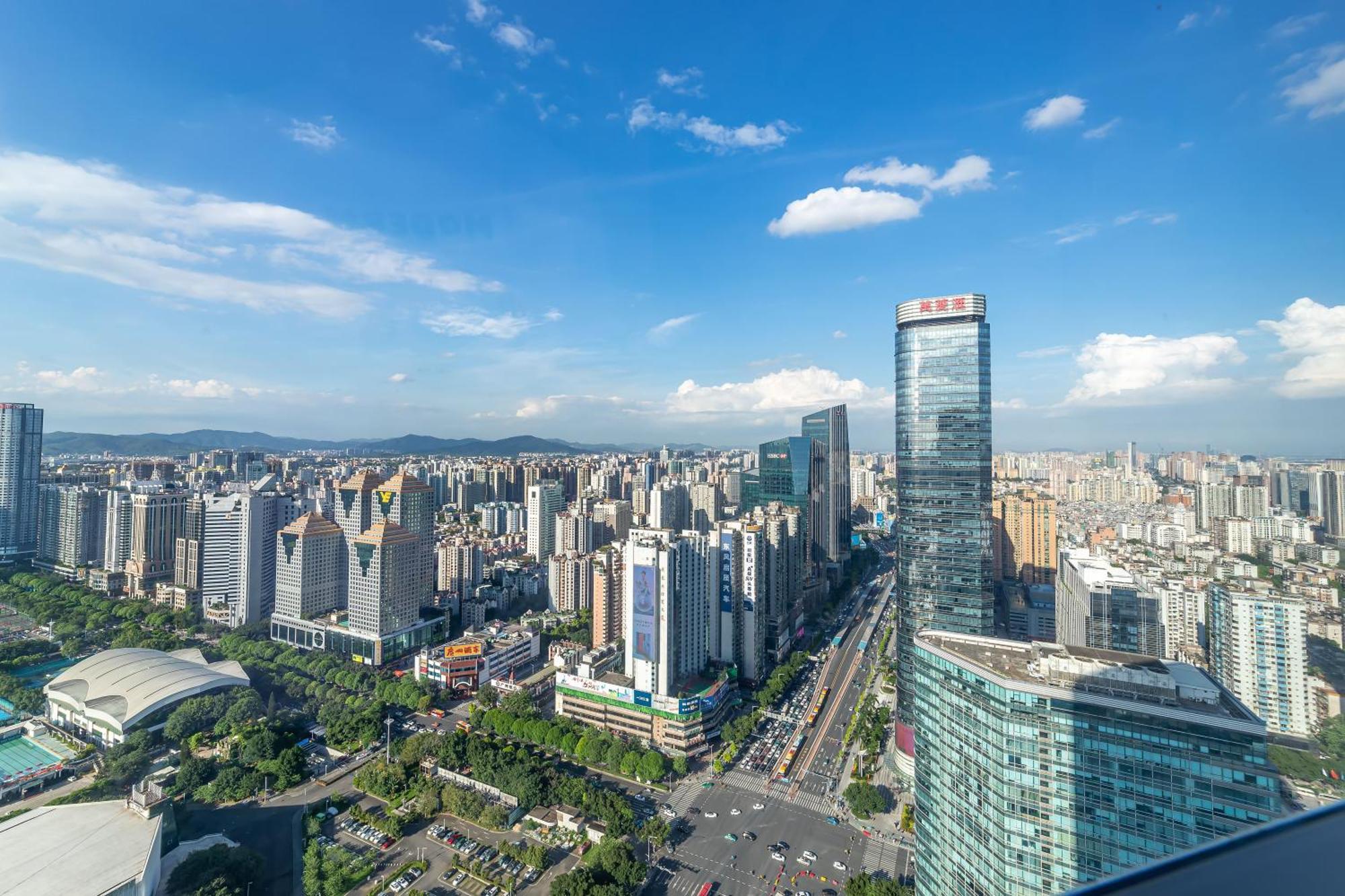 WAIFIDEN Guangzhou Grand View Golden Palace Apartment Buitenkant foto