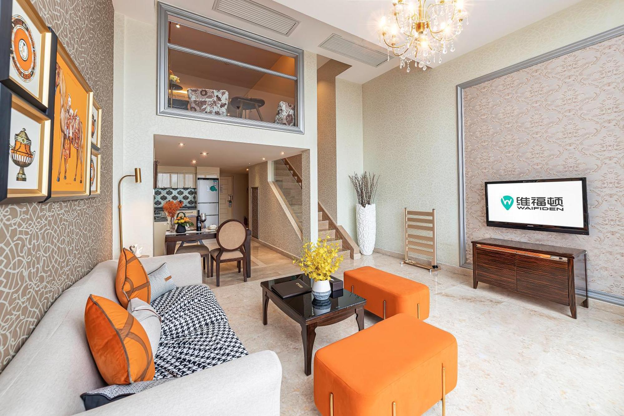 WAIFIDEN Guangzhou Grand View Golden Palace Apartment Buitenkant foto