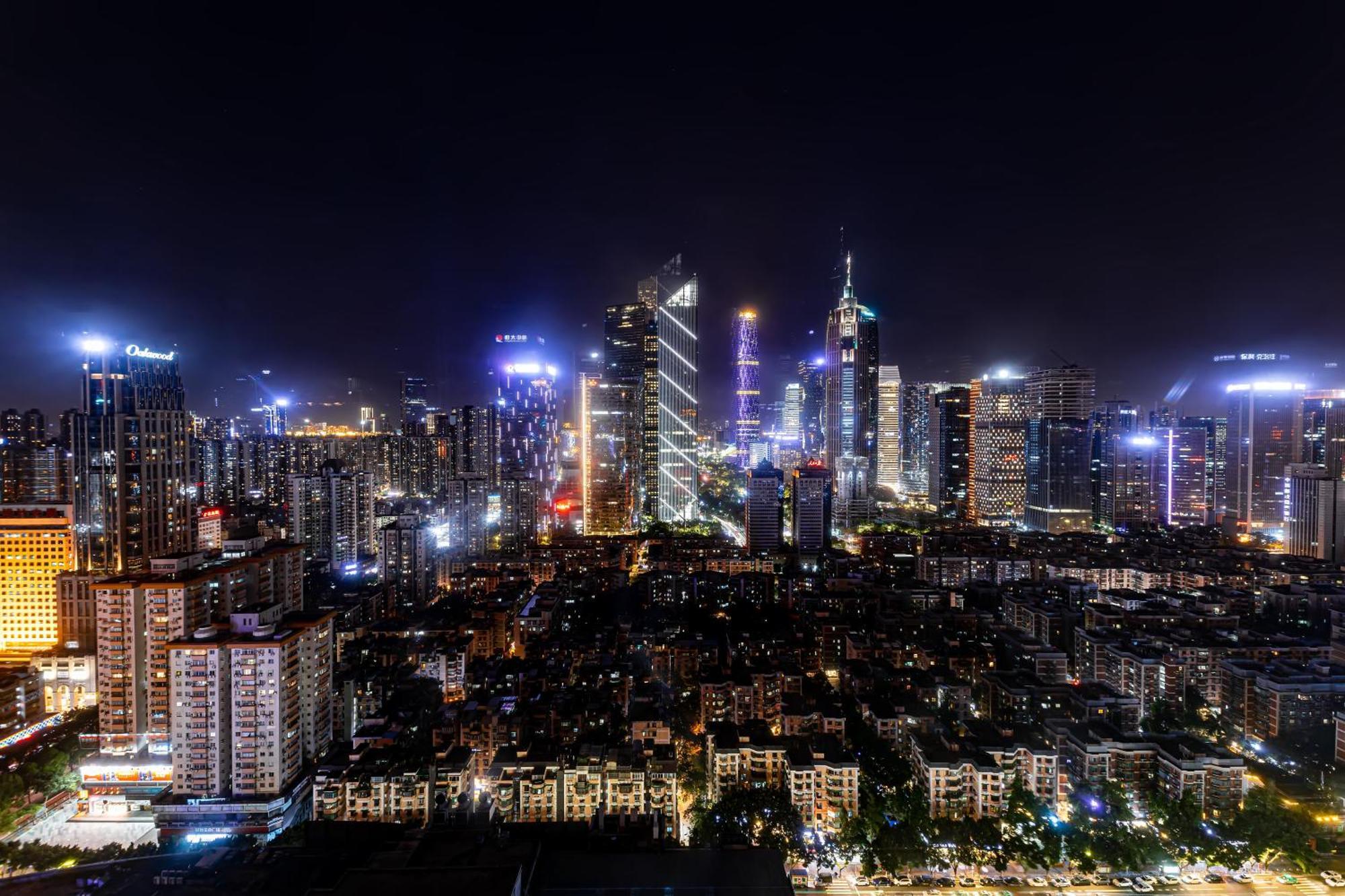 WAIFIDEN Guangzhou Grand View Golden Palace Apartment Buitenkant foto