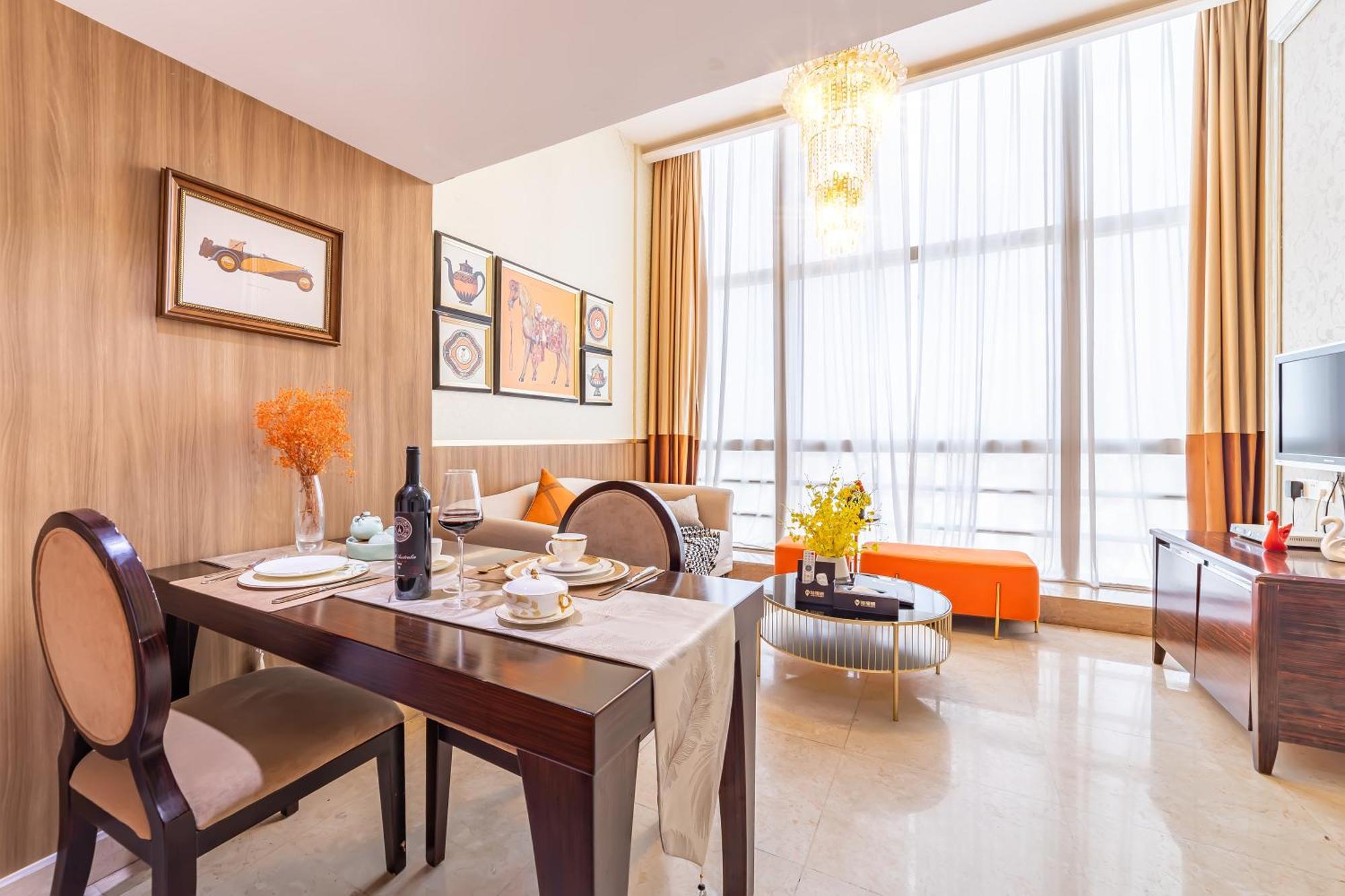 WAIFIDEN Guangzhou Grand View Golden Palace Apartment Buitenkant foto