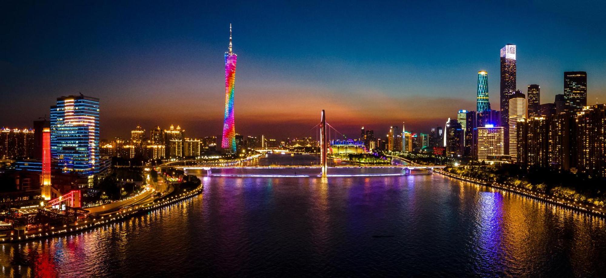 WAIFIDEN Guangzhou Grand View Golden Palace Apartment Buitenkant foto
