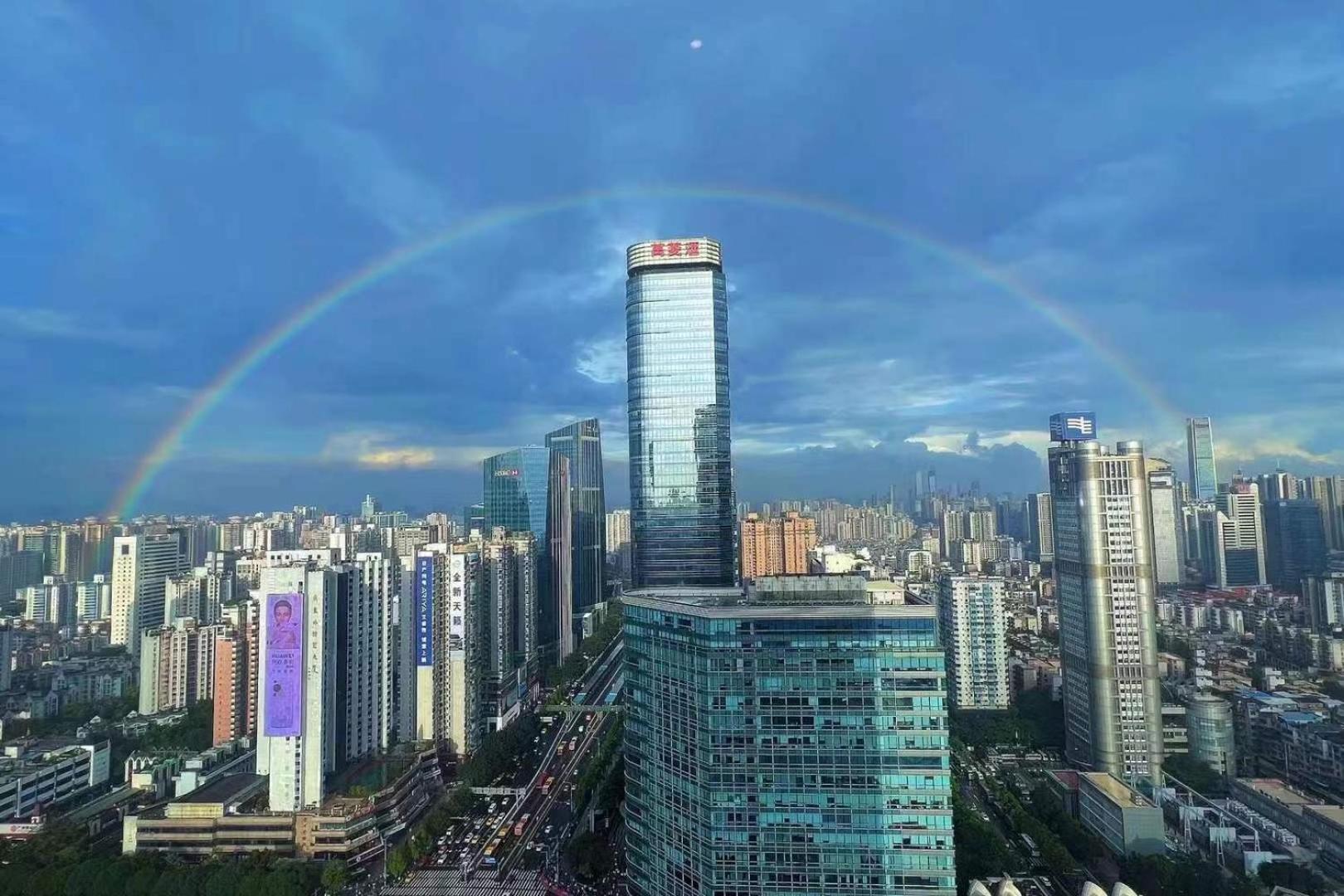 WAIFIDEN Guangzhou Grand View Golden Palace Apartment Buitenkant foto